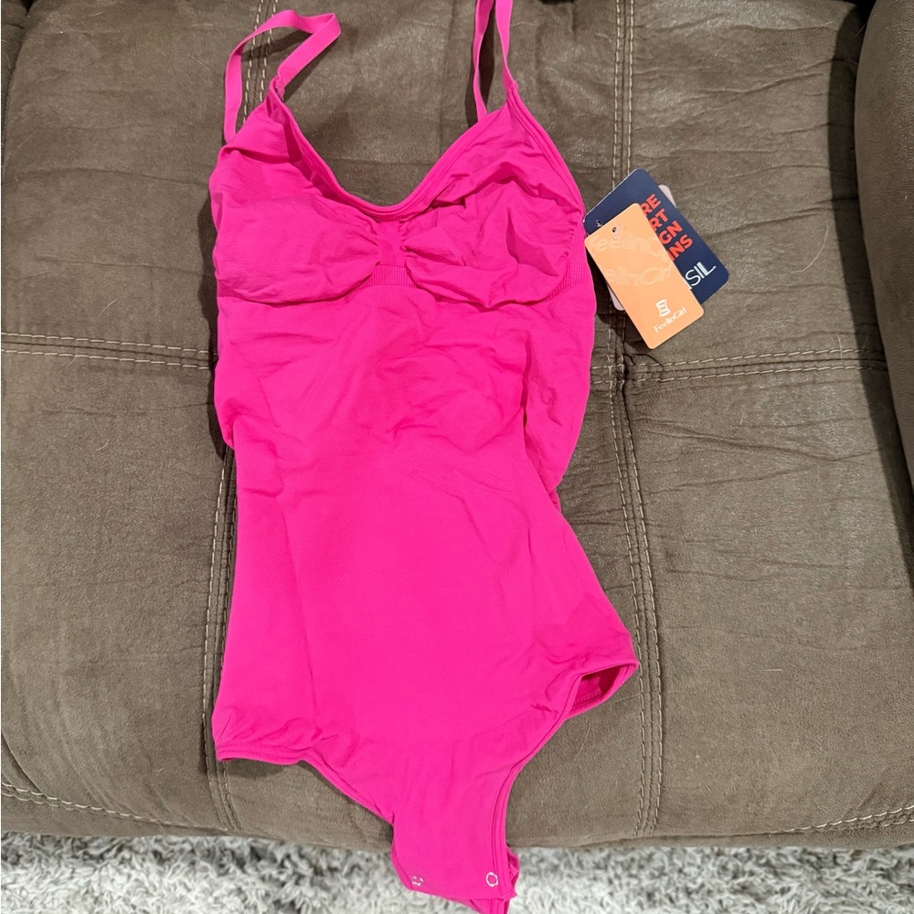 Vibrant Pink Women's Shapewear Bodysuit